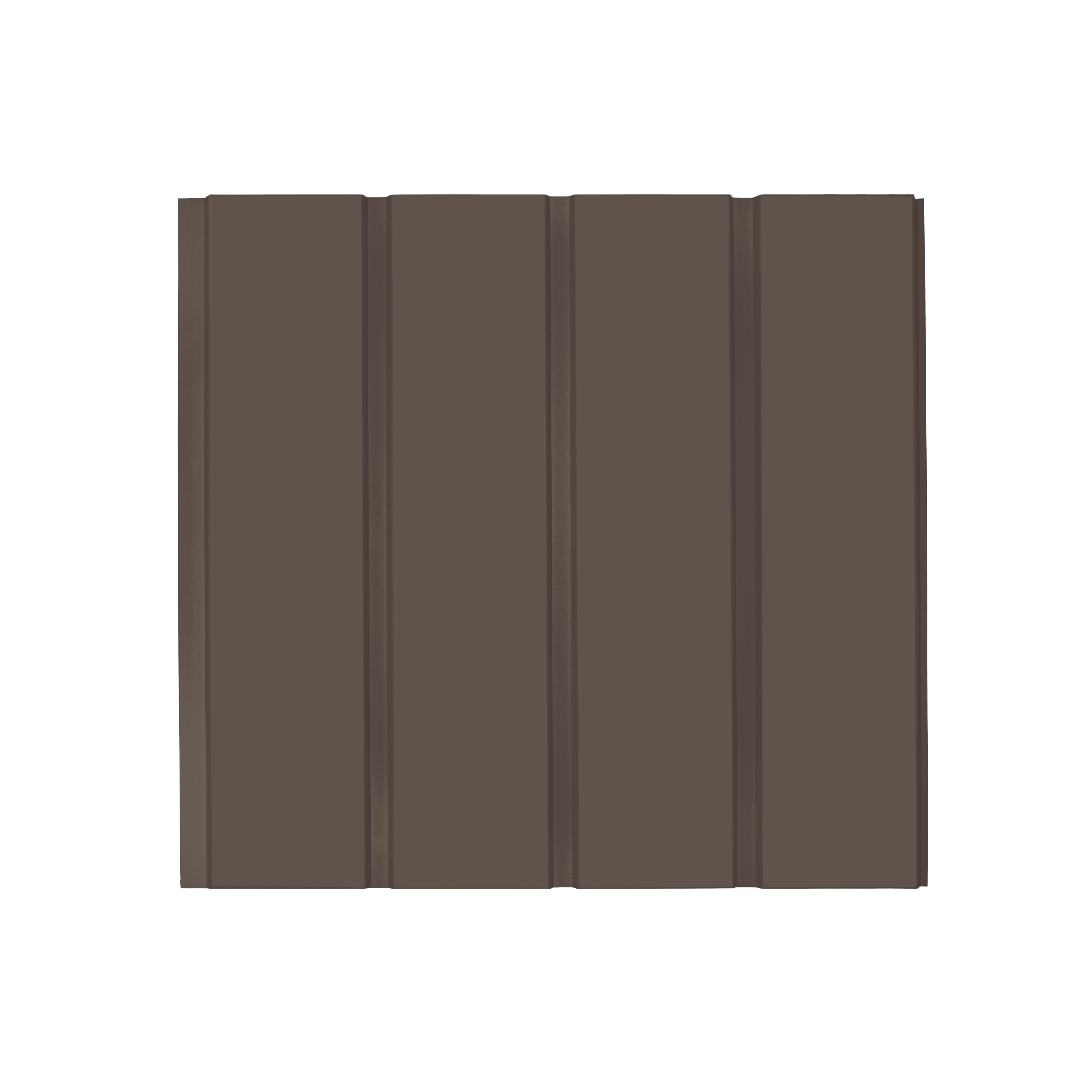 Boazeria PVC 10cm 1opak=10szt. Cezar Brązowy RAL8024 Mat 2,60m