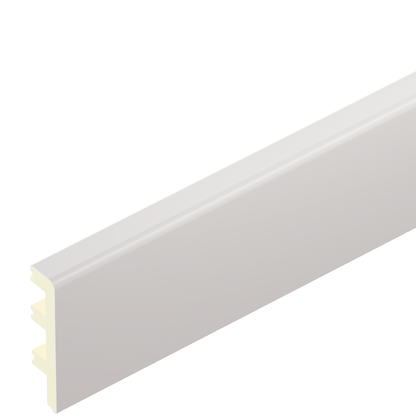 Status Line PVC skirting board 65x15mm CEZAR Kaszmir semi-matt 2.20m