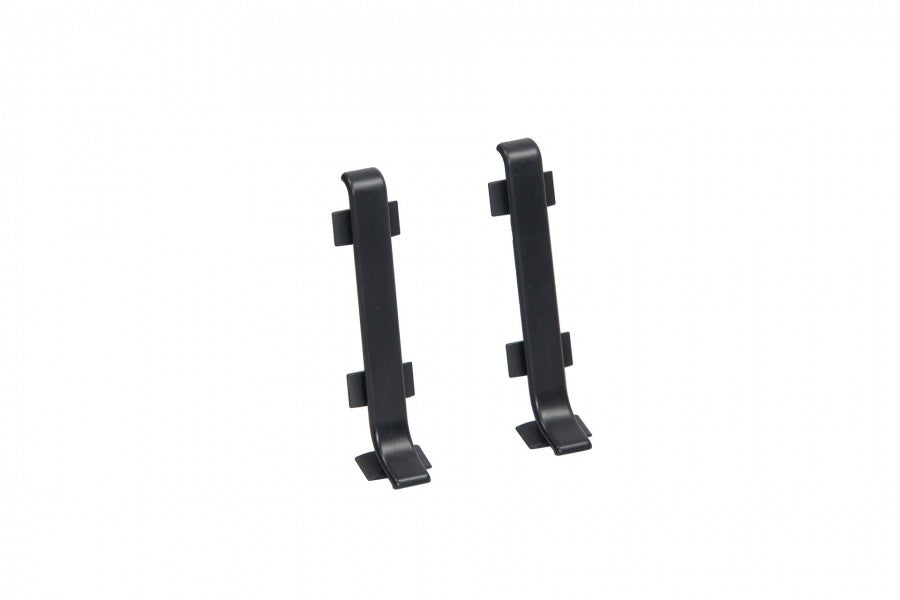 Łącznik do listwy przypodłogowej 59mm 1kpl=2szt Cezar Szary Ciemny RAL7021 Mat