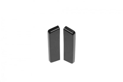 Zaślepki do listwy dywanowej ożebrowanej Cezar Grafitowy RAL7024 Mat