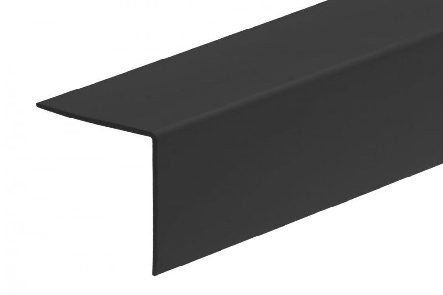 Kątownik PVC 50x50x1,1mm Cezar Czarny RAL9005 Mat 1m