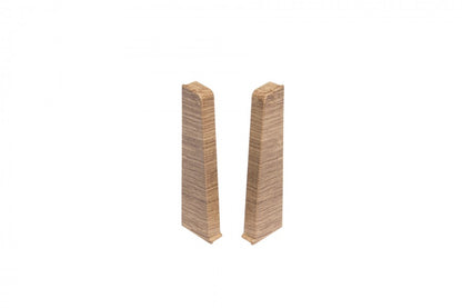 Hi Line skirting board end caps 23.4x75mm 1 set = 2 pcs (L+P) Cezar Oak Nevada Matt