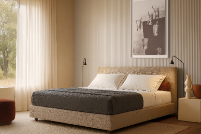 Стеновая панель THALIA04 155x14 мм, матовый белый, цвет Cezar, 2,80 м