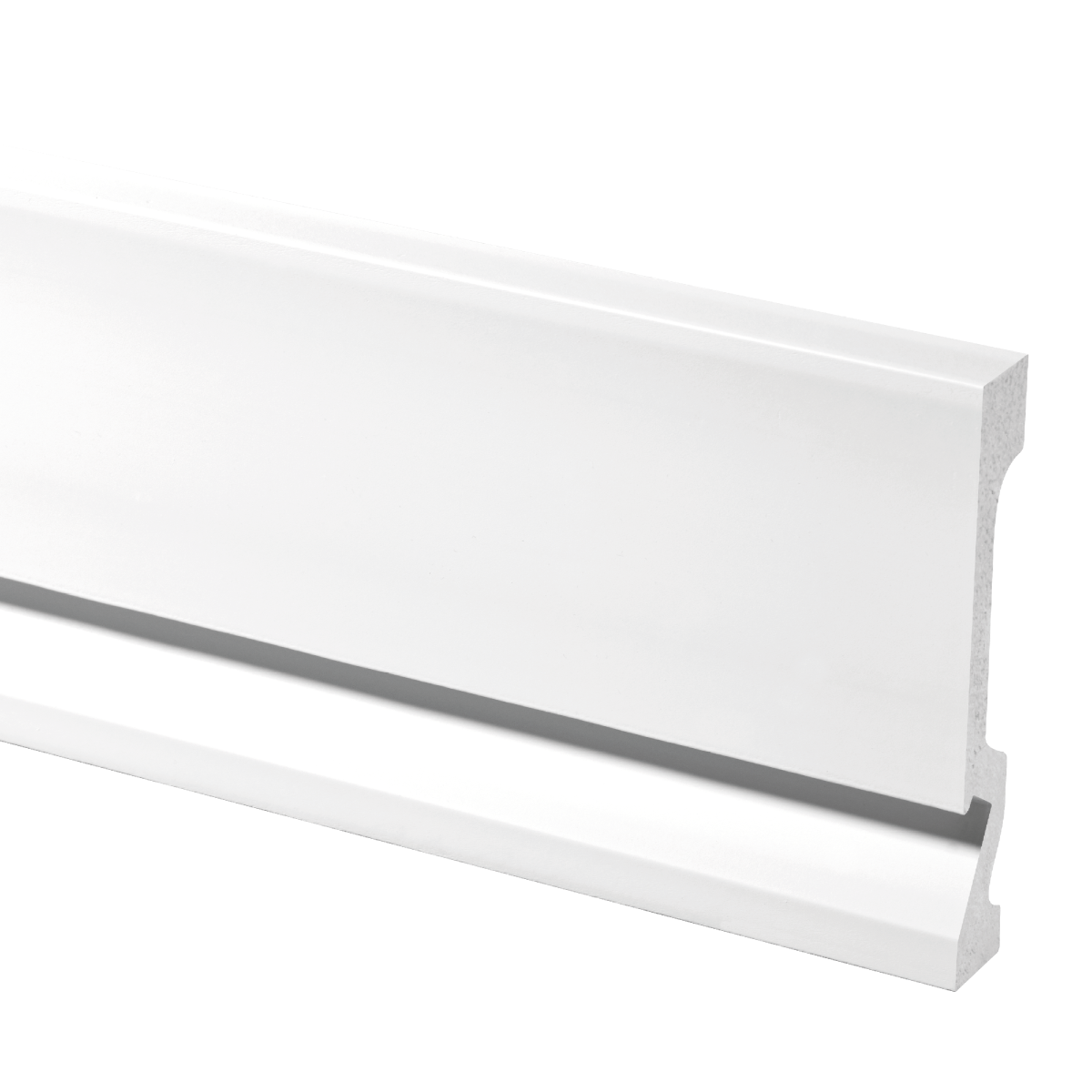 Listwa przypodłogowa LPC-29 99x16mm LED Cezar Biały Mat 2,44m