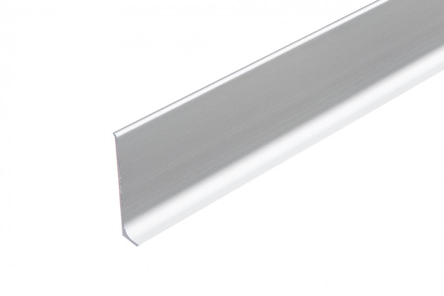 Listwa przypodłogowa aluminiowa 59mm Cezar Srebrny Mat 2,50m