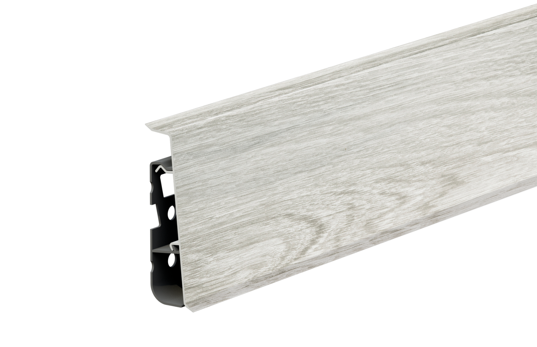 Listwa przypodłogowa PVC Hi Line Prestige 22x75mm Cezar Jesion Santiago Mat 2,50m