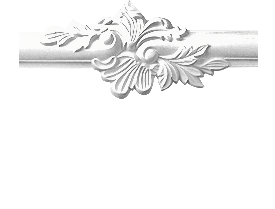 Corner for smooth wall strip 09-2 Cezar White