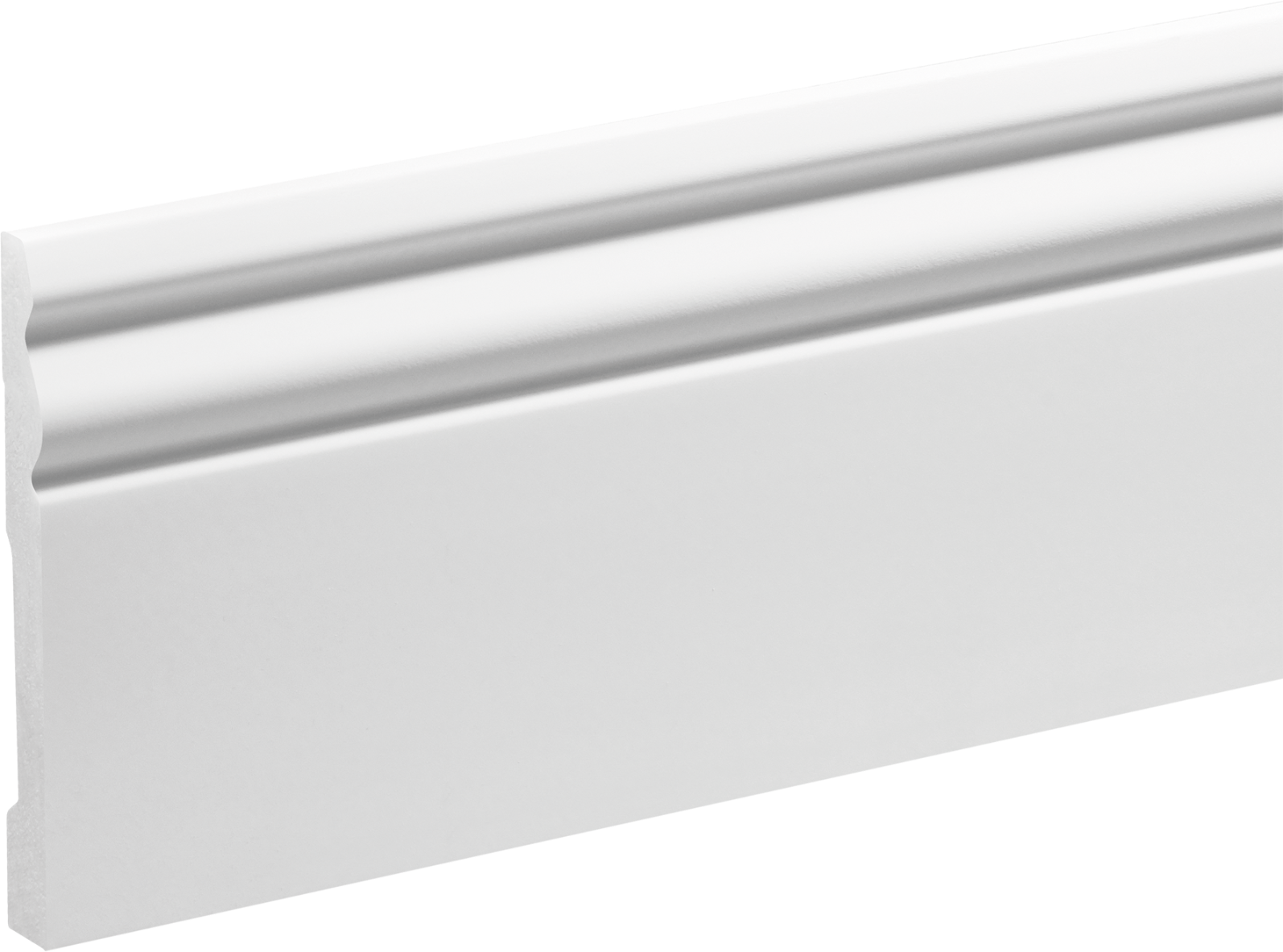 Listwa przypodłogowa LPC-08 94x12,2mm Cezar Biały Mat 2,44m