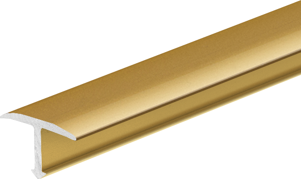 Profil fugowy aluminiowy gładki 20mm Cezar Złoty Mat 2,50m