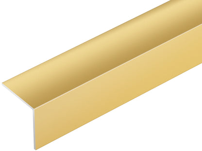 Aluminum angle 20x20x1.5mm Cezar Gold Matt 1m