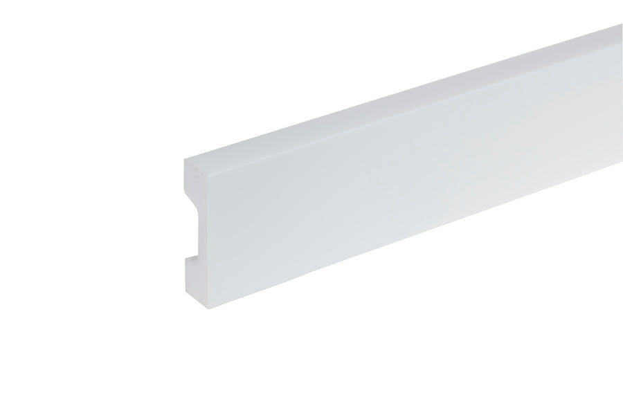 Listwa przypodłogowa LPC-27 57x16mm Cezar Biały RAL9003 Połysk 2,44m