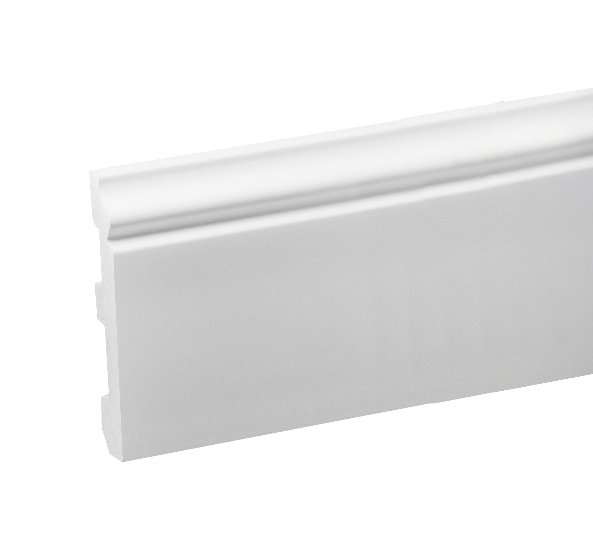 Listwa przypodłogowa LPC-07 79x12,9mm Cezar Biały RAL9003 Połysk 2,44m