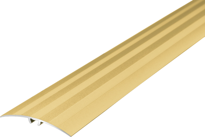 Aluminum threshold profile with groove 47mm 5in1 Cezar Gold Matt 0.93m