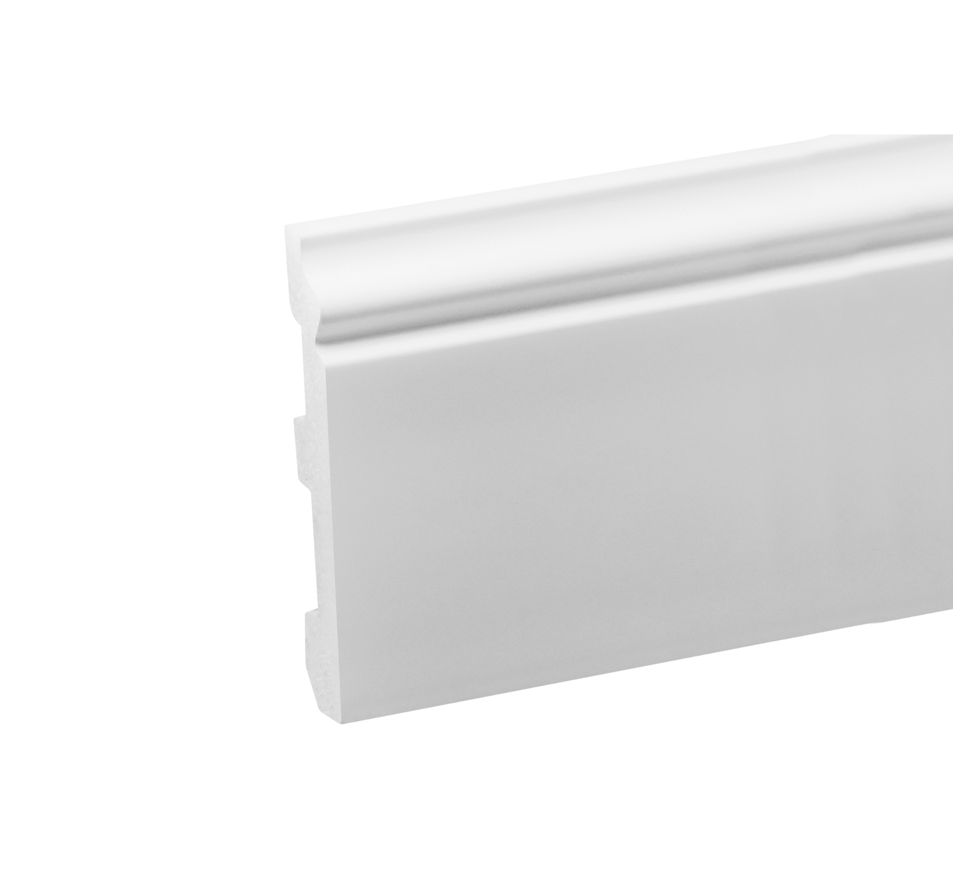 Listwa przypodłogowa LPC-07 79x12,9mm Cezar Biały RAL9003 Połysk 2,44m