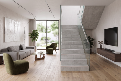 PVC external tile profile 10mm Cezar Black RAL9005 Matt 2.50m
