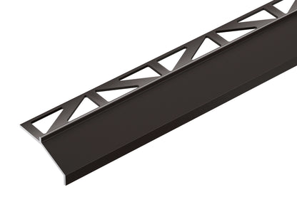 Profil do glazury aluminiowy okapowy Cezar Brązowy Mat 2,50m