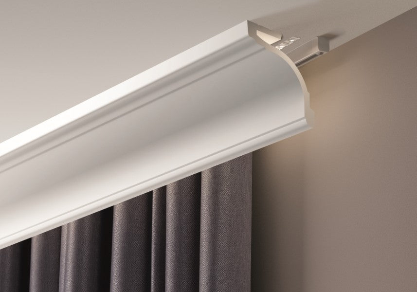 Listwa karniszowa 86x83mm Cezar Biały Mat 2,44m