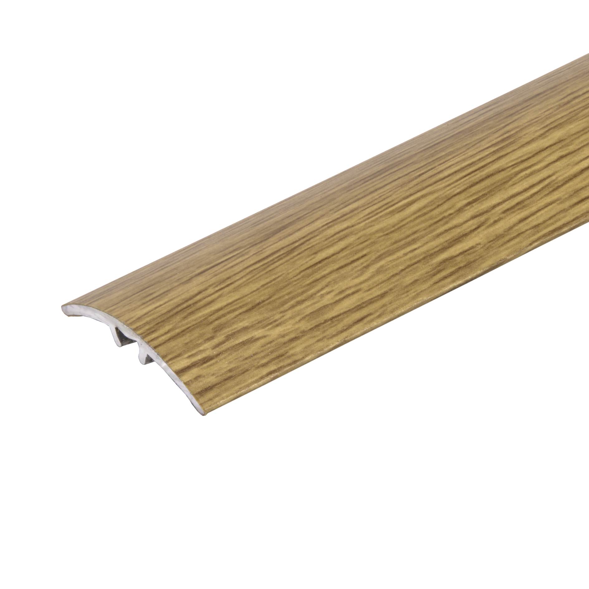 Profil progowy owalny aluminiowy wąski 30mm 5w1 CEZAR Dąb Słoneczny mat 0,93m