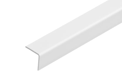 ПВХ-уголок 15x15x1,1 мм, склеенный, цвет Cezar White RAL9003, матовый, 2,75 м