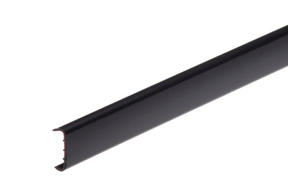 Profil meblowy PVC 18mm Cezar Czarny RAL9005 Mat 2,60m