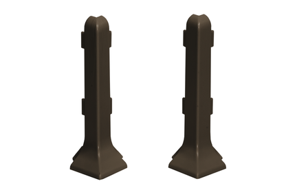 External corner for skirting board 59mm 1 set = 2 pcs Cezar Kawa El-Poler Brushed Gloss