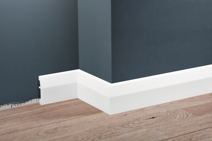 Listwa przypodłogowa LPC-06 69x14mm Cezar Biały Mat 2,44m