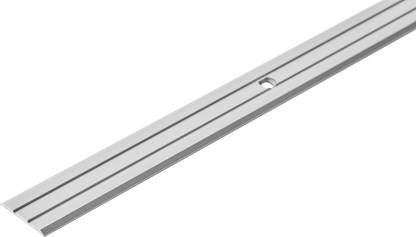 Flat aluminum threshold profile 25mm glued Cezar Silver Matte 0.90m