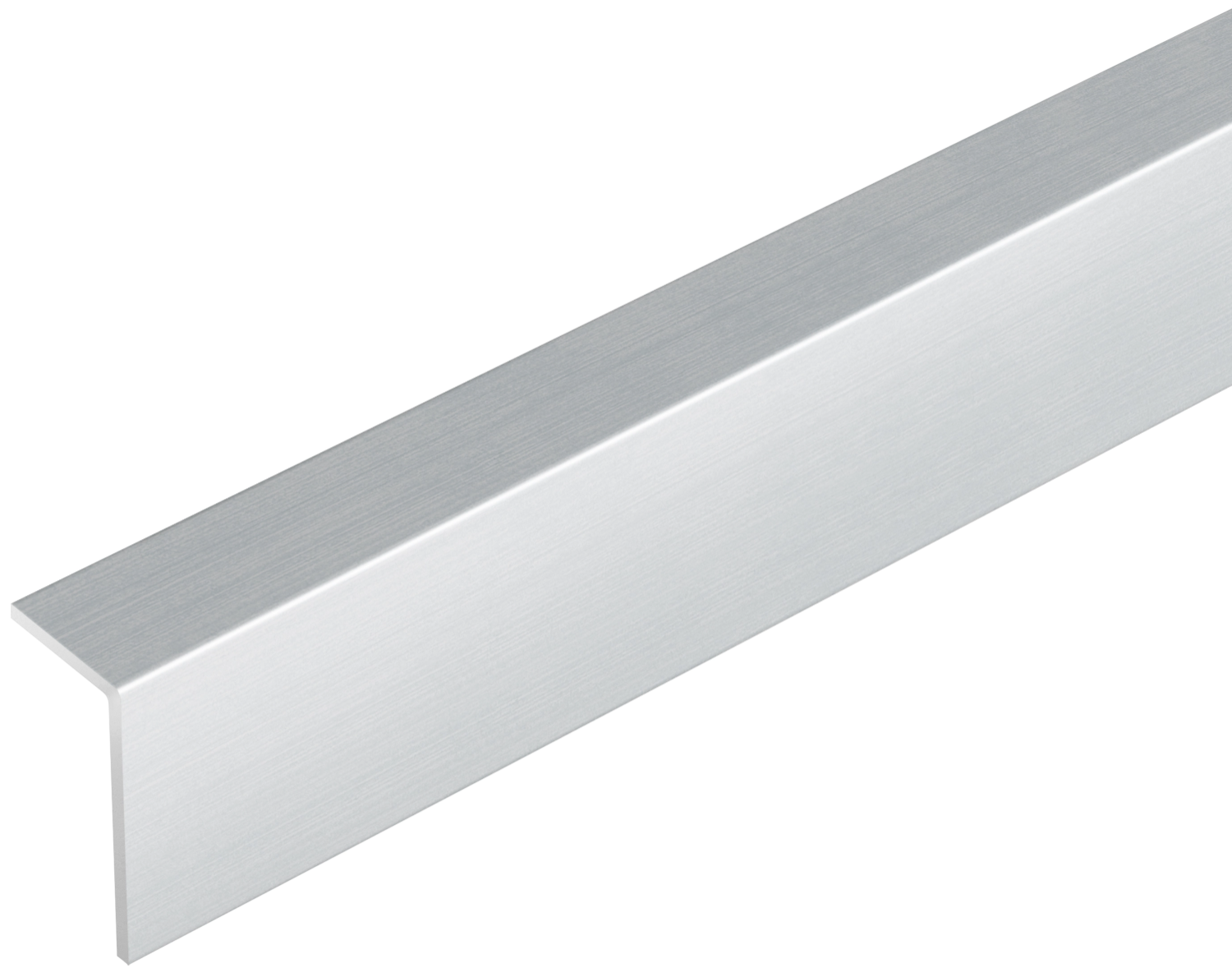 Kątownik aluminiowy 20x10x1mm Cezar Naturalny 2,50m
