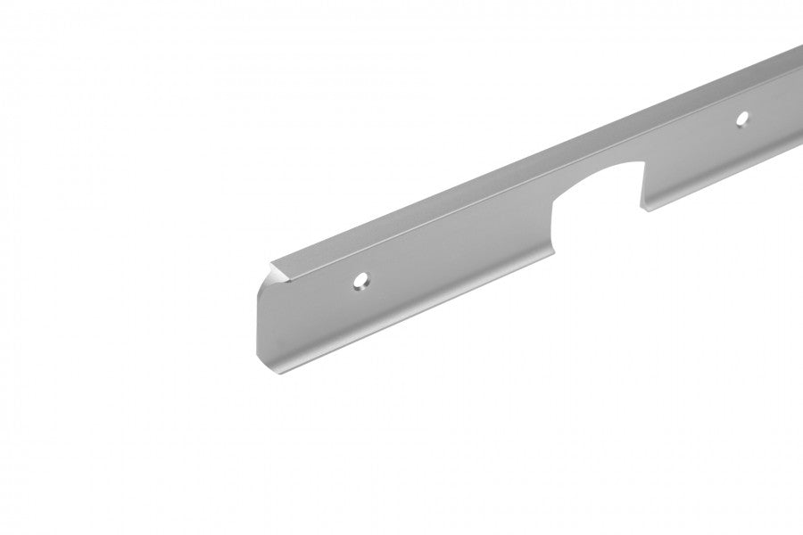 Listwa do blatu aluminiowa kątowa 38mm Cezar Srebrny mat 0,62m