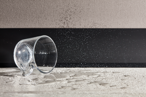 Aluminum skirting board 80mm LUXORCezar Black El-Poler Gloss 2.50m