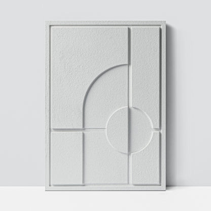 Wall Decor 500x700x18mm GEOMETRIC 1 MURSO Bianco