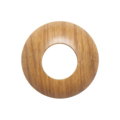 Rozetka 28,2x57,5mm Cezar Teak Ciemny Mat
