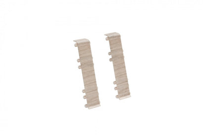 Соединитель для плинтуса Hi Line 23,4x75 мм, 1 комплект = 2 шт., цвет Cezar Oak Alcanta Matte.