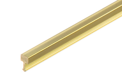 Brass square joint profile 5mm Cezar Natural raw 2.50m