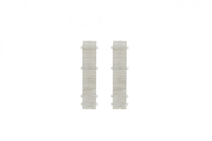 Соединитель для плинтуса Hi Line 23,4x75 мм, 1 комплект = 2 шт., Cezar Santiago Ash Mat