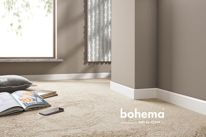 MDF skirting board 80x13mm Cezar Greywick semi-matt 2.20m