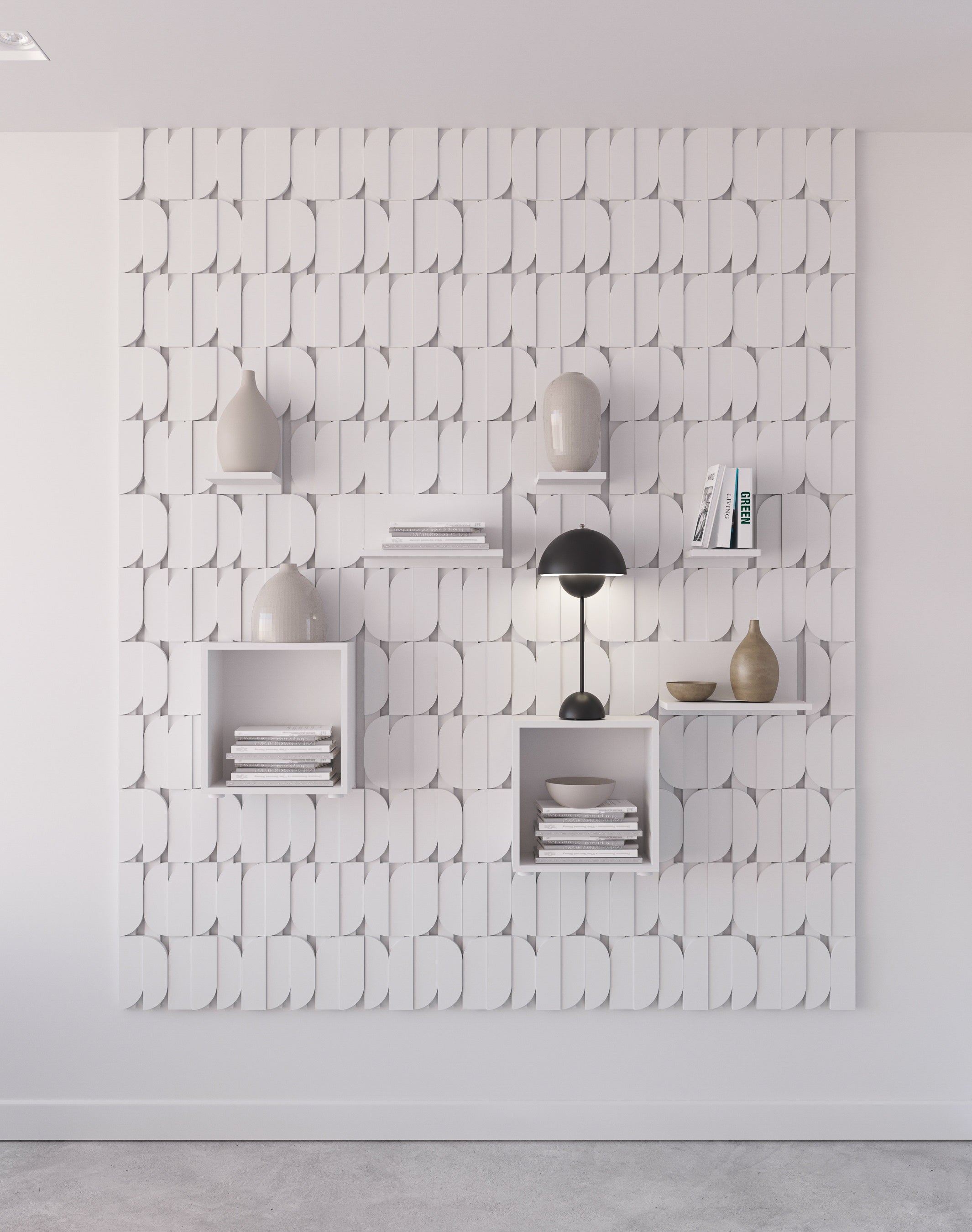 CLICKform shelf 360mm MURSO White RAL9003 Matt