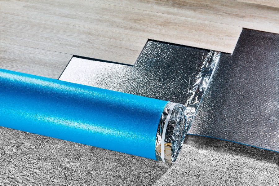 Podkład pod panele rolka 1x15m=15m2 gr. 2,0mm Cezar Niebieski