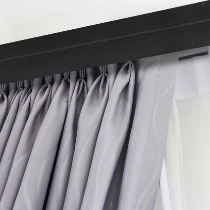 Żabka z rolką PVC do szyny PROLINE 1opak=20szt Cezar Czarny RAL9005