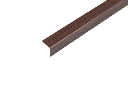 PVC angle 20x20x1.1mm Cezar Mahogany Matt 2.75m