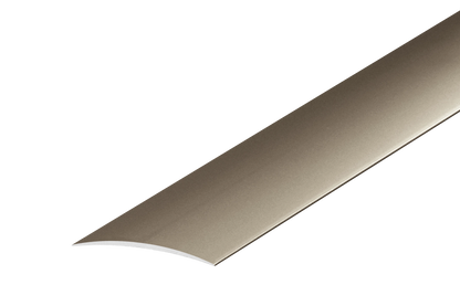 Oval aluminum threshold profile 60x5.1mm glued Cezar Champagne Matt 1m
