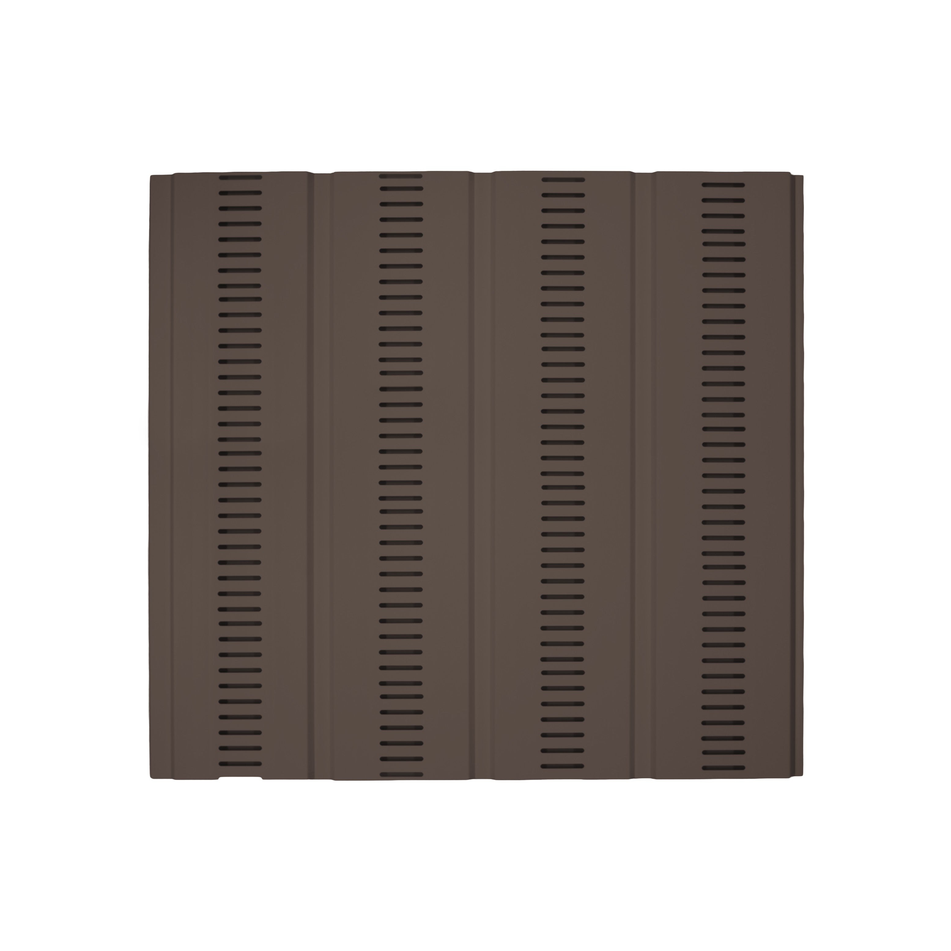 Panel wentylacyjny do boazerii PVC 10cm Cezar Brązowy RAL8024 Mat 3m