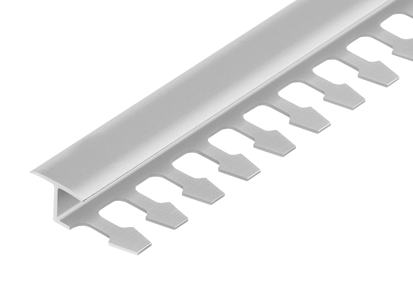 Aluminum tile expansion profile 14x8mm for Cezar Silver Matt arches 2.50m