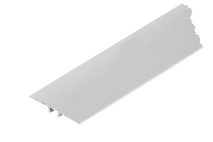 Плоский алюминиевый пороговый профиль 35 мм, 5 в 1, Cezar Silver Matte, 0,93 м