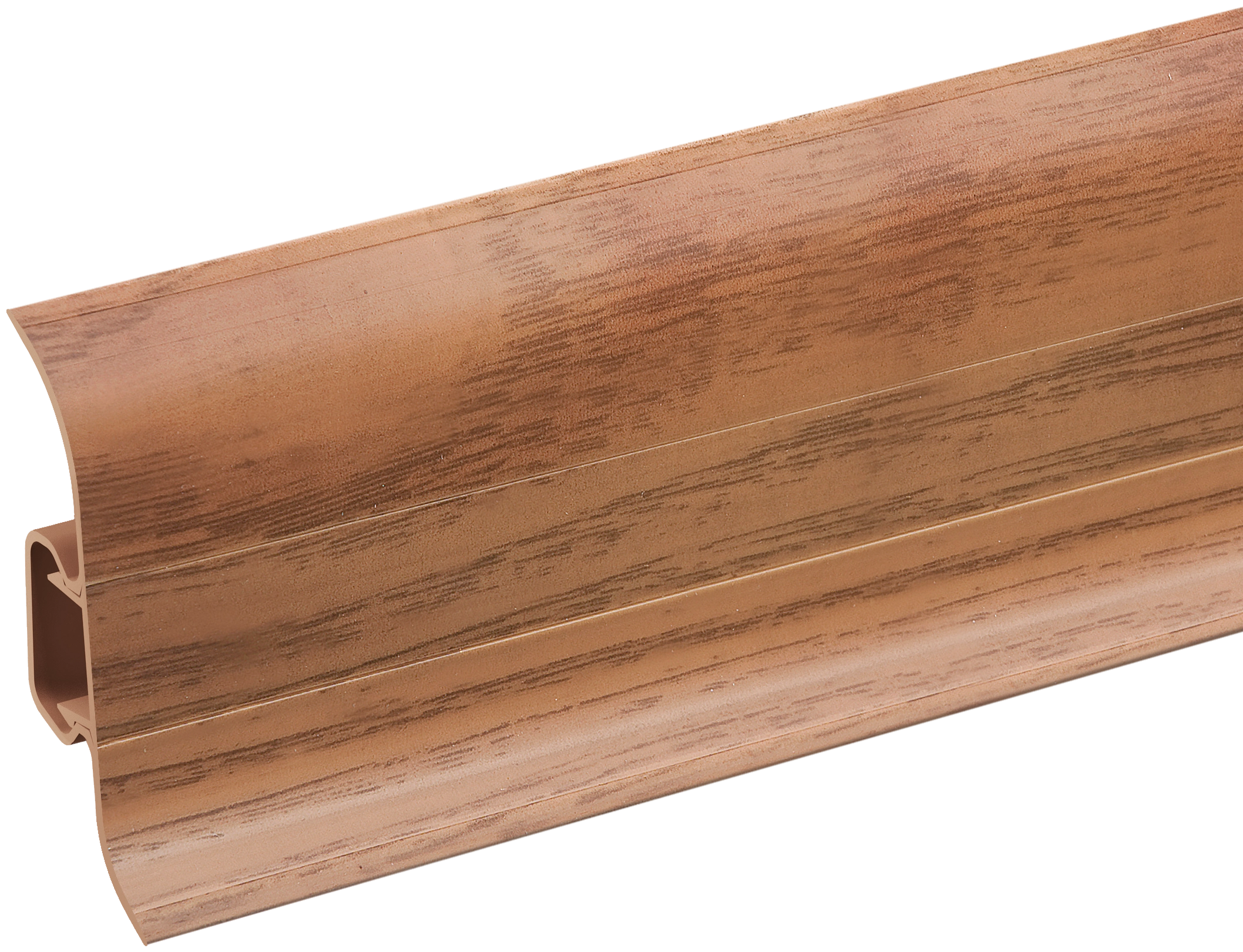 Listwa przypodłogowa PVC Premium Classic 22x59mm Cezar Orzech Stary Mat 2,20m