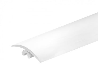 PVC flex line finishing strip Cezar White Matt 3m