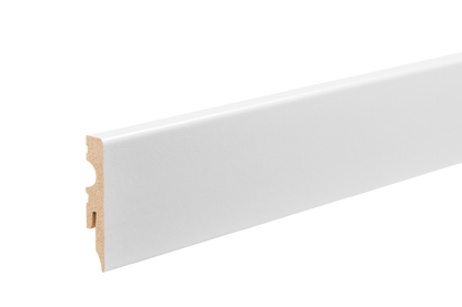 Listwa przypodłogowa kwadratowa MDF 60x11mm Cezar Biały RAL9003 lakier półmat 2,20m