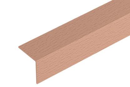 Kątownik PVC 15x15x1,1mm Cezar Buk Mat 2m