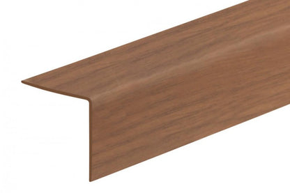 PVC angle 40x40x1.1mm Cezar Walnut Matt 2.75m