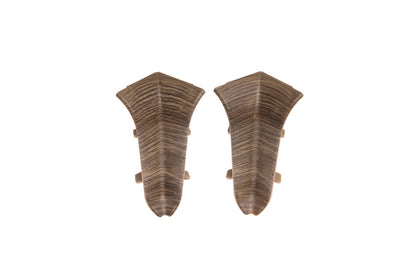 Internal corner for Classic skirting board 22x59mm 1 set = 2 pcs Cezar Castle Oak Matt